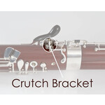 Fox Products Crutch Bracket for 3/16" Stems, Silver-Plated