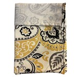 Bocal Majority Tool Wrap Wallet Roll Hangs Over the Stand Yellow Paisley