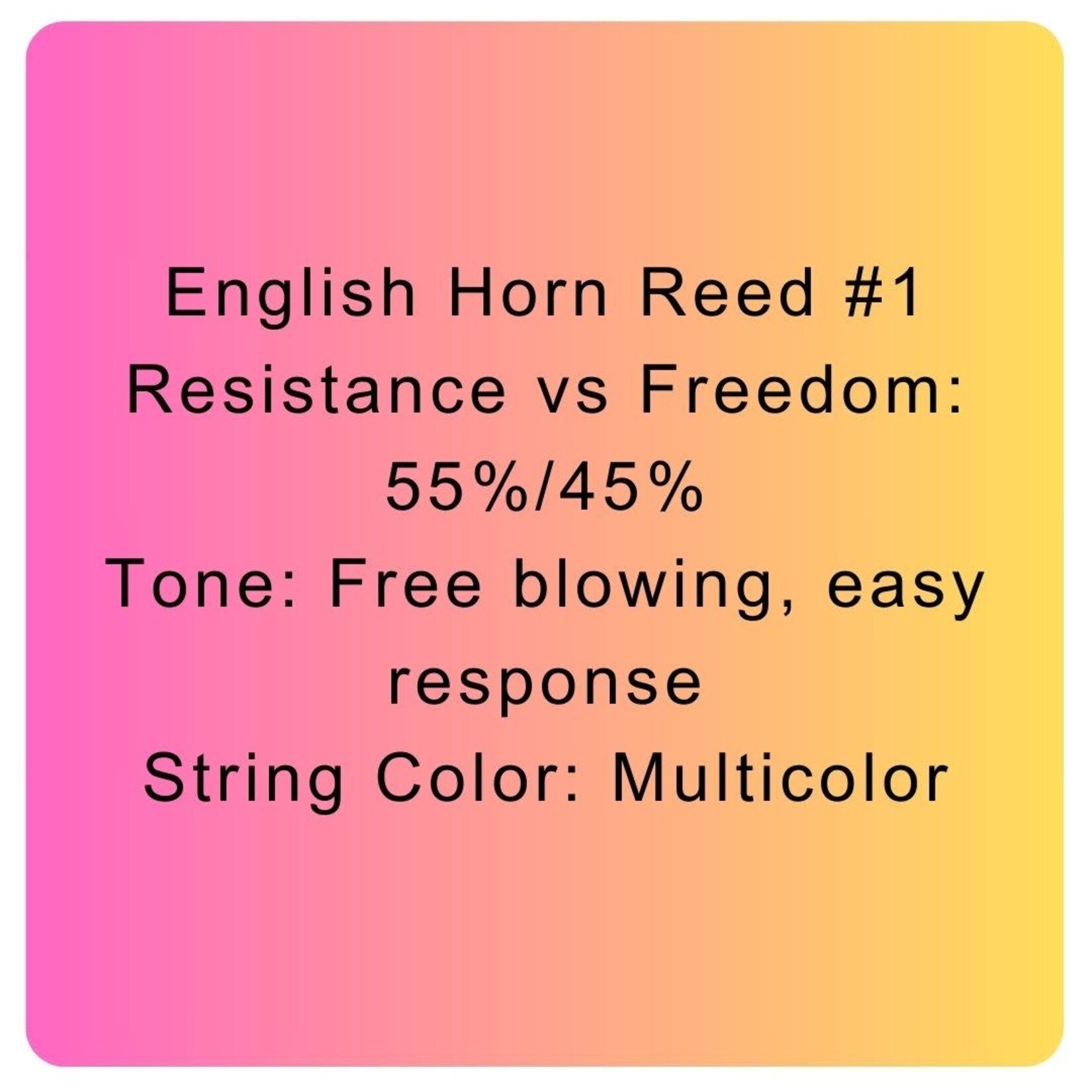 English Horn Reed #1