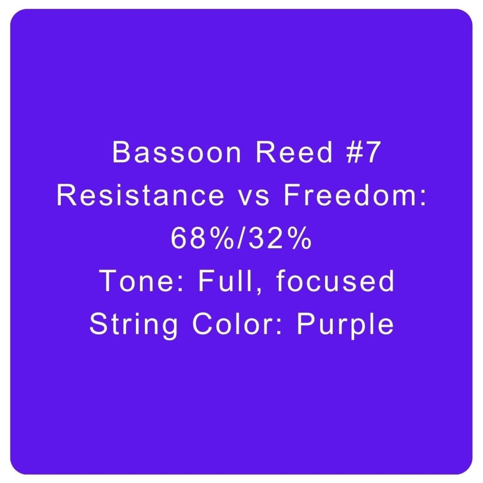 Bocal Majority Bassoon Reed #7