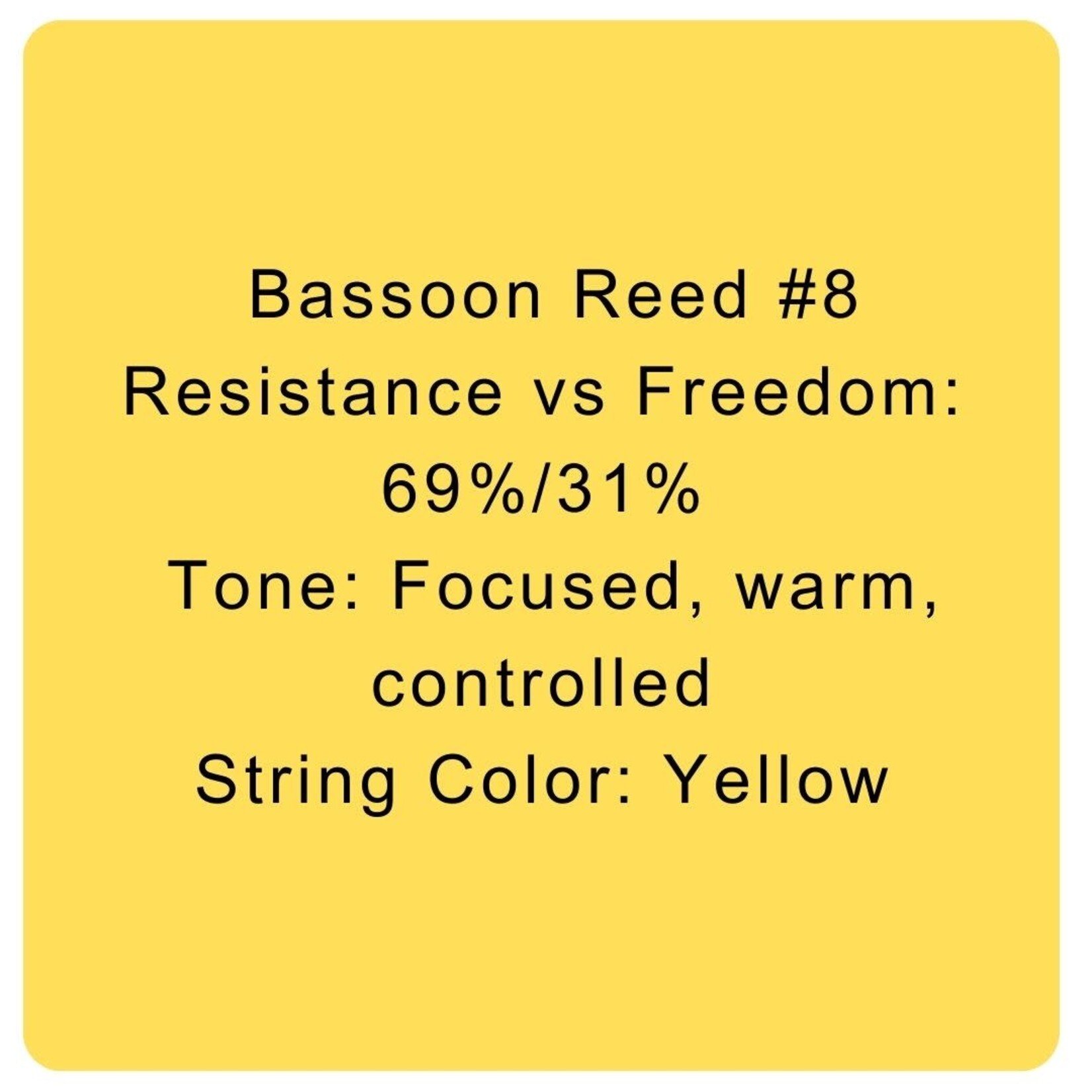 Bocal Majority Bassoon Reed #8