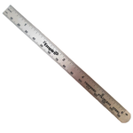 Empire 6" Metal Ruler with millimeter and 1/16" markings