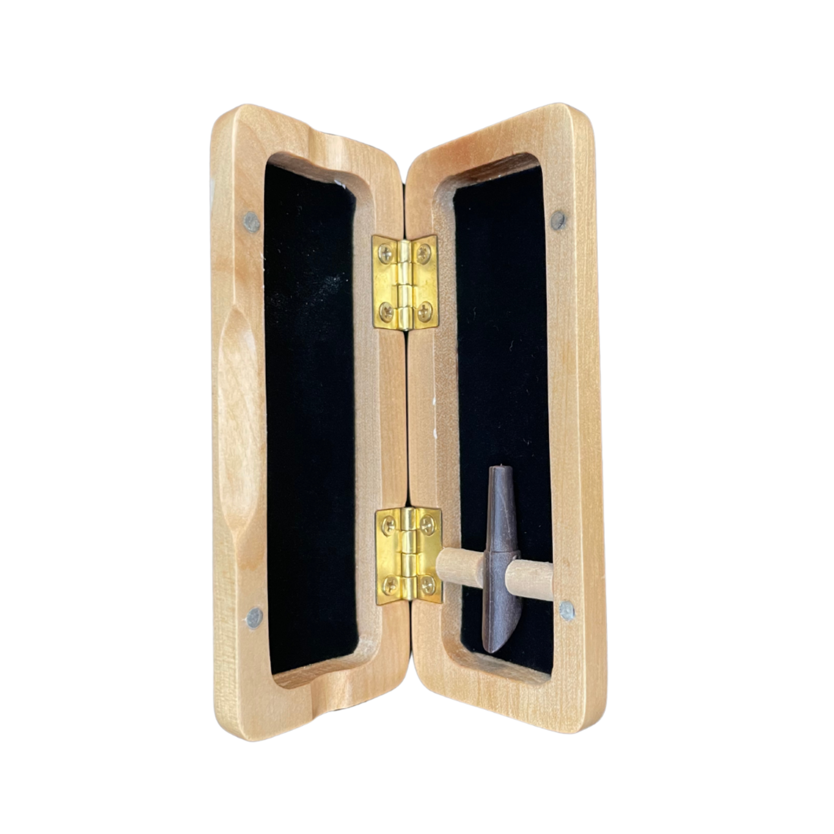 Wood Bassoon Reed Case, holds 1 (pegstyle) Light Wood Bocal Majority