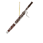 Broadway Gifts Bassoon ornament, wood, 6 inches