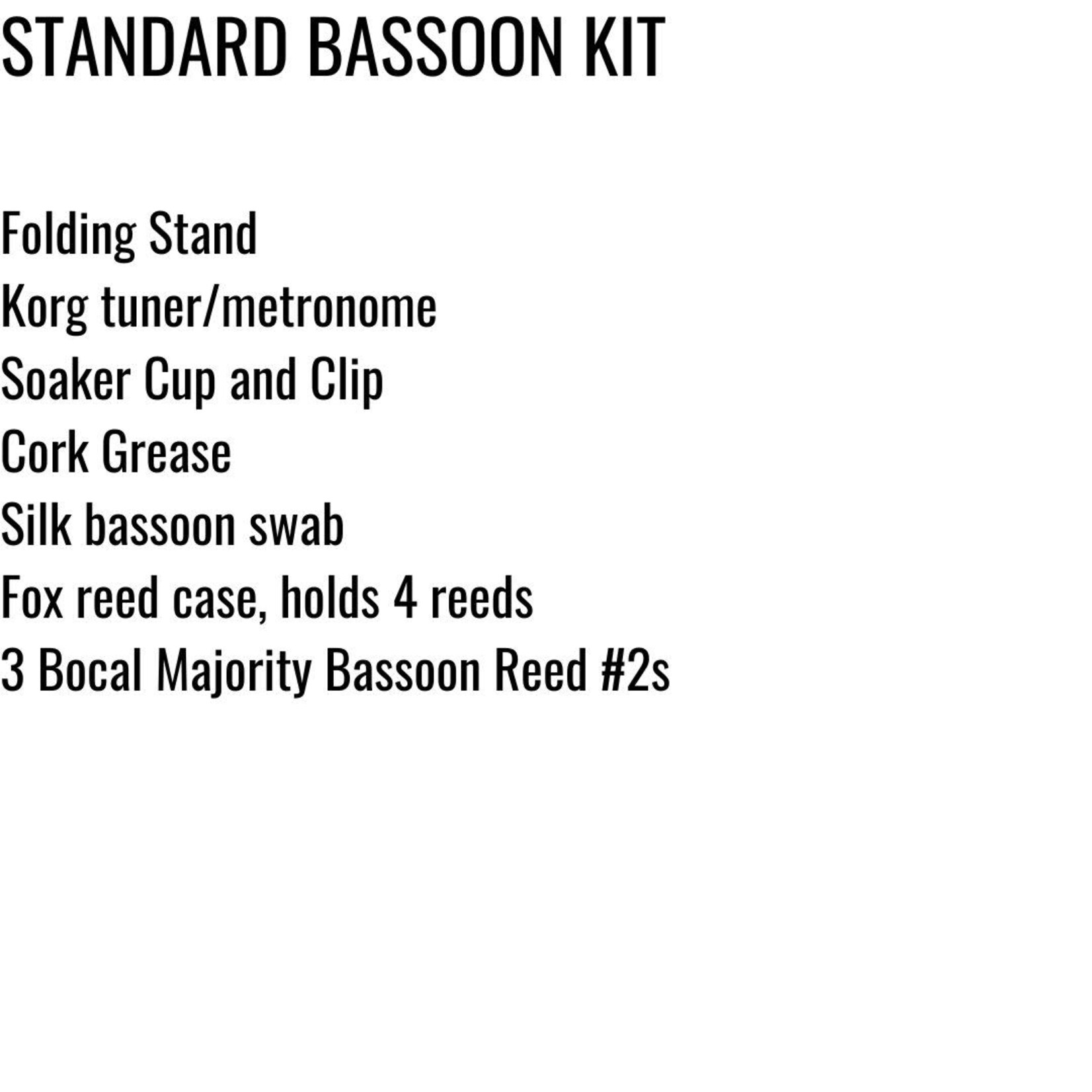 Bocal Majority Standard Beginner Kit