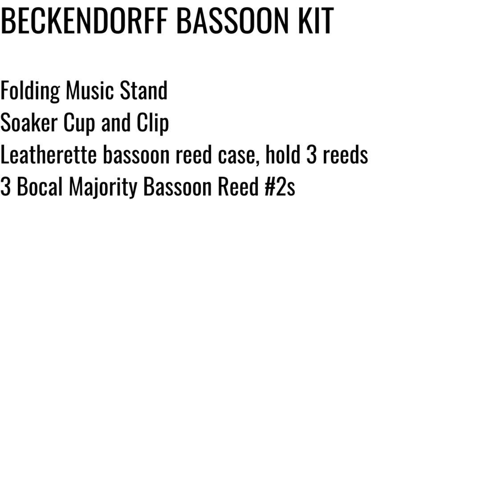 Bocal Majority Katy ISD Bassoon