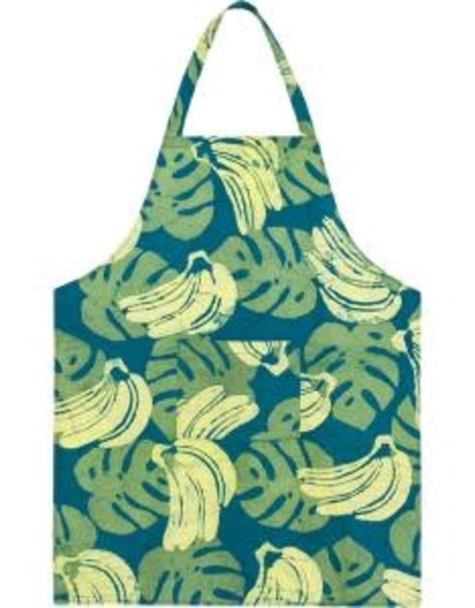 Global Mamas Apron Adult Bananas Green