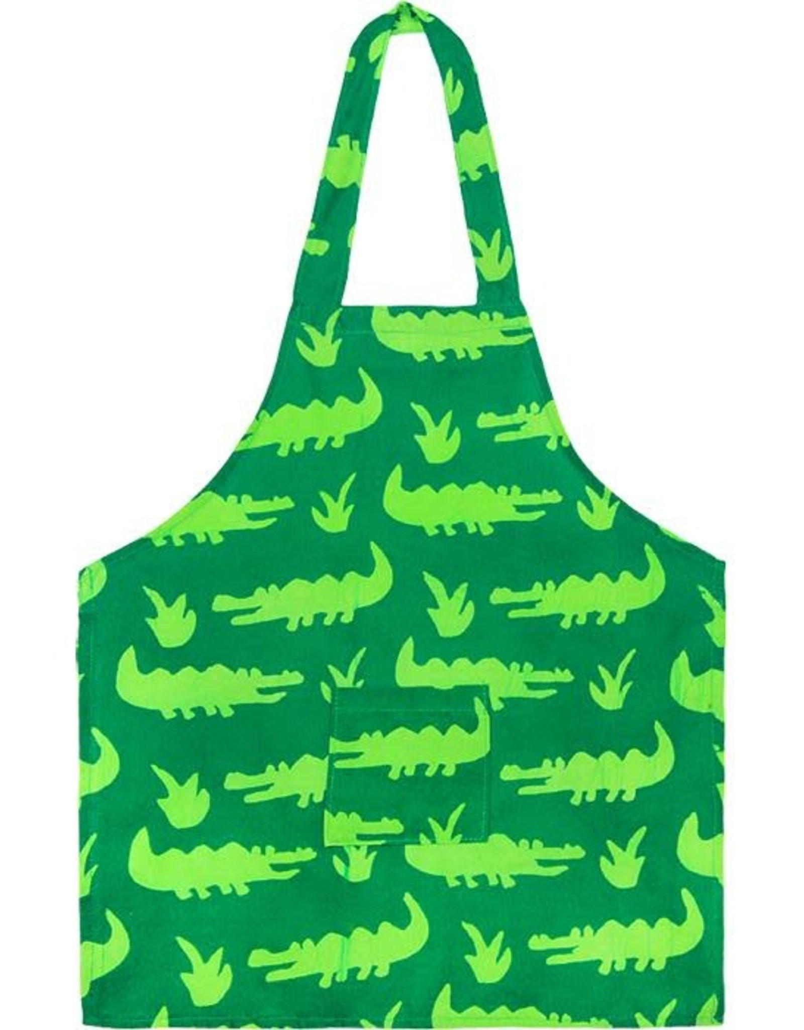 Global Mamas Apron Kids Crocs Lime