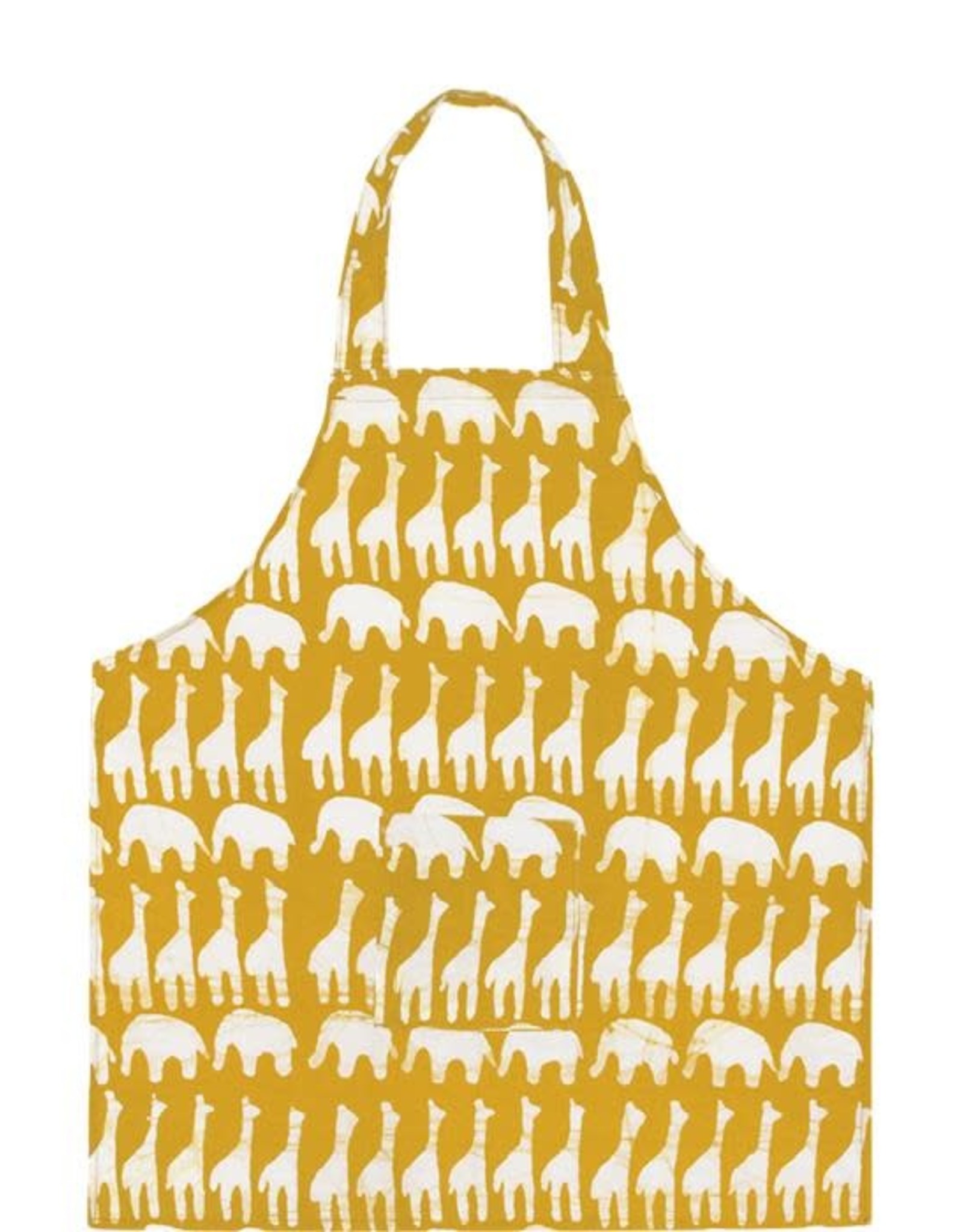Global Mamas Apron Kids Sahara Mustard