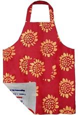 Global Mamas Apron - Adult Sunflower Red