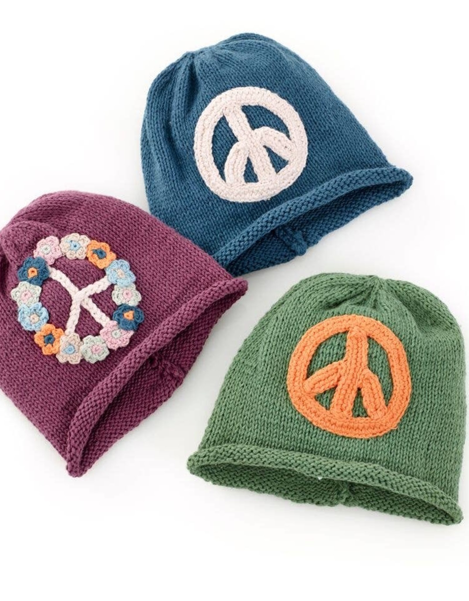 Pebble Peace Hat Blue Small (0-6 months)