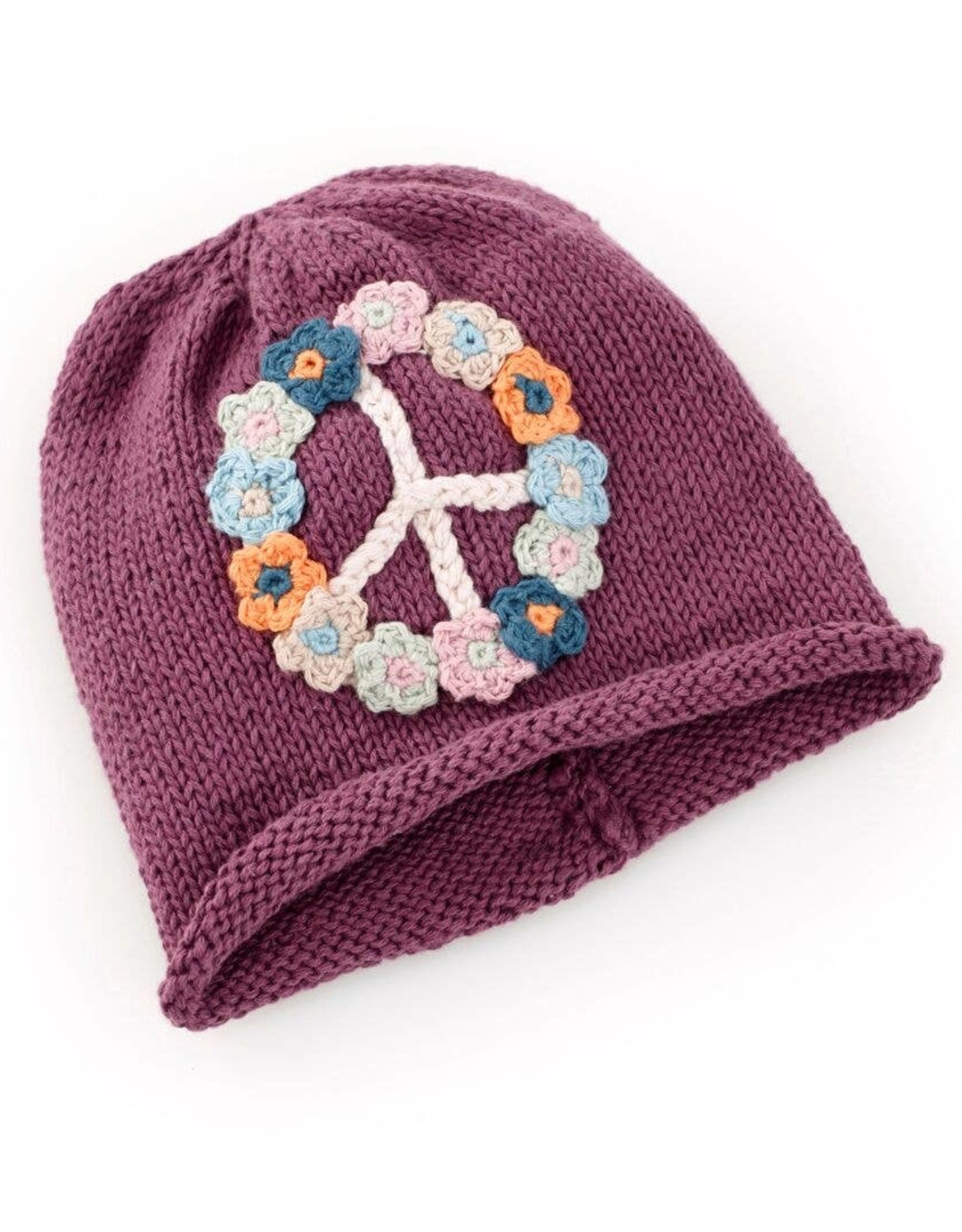 Pebble Peace Hat - Purple Child
