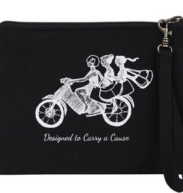 Malia Designs Statement Pouch Girls on Bike