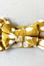 Global Mamas Pet Bow Tie Mustard Batik