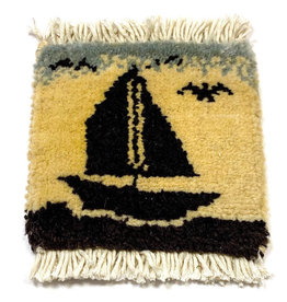 Bunyaad Pakistan Sailing Blue Skies Mug Rug