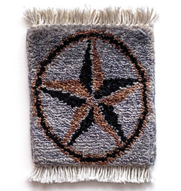 Bunyaad Pakistan Starlite Mug Rug Grey