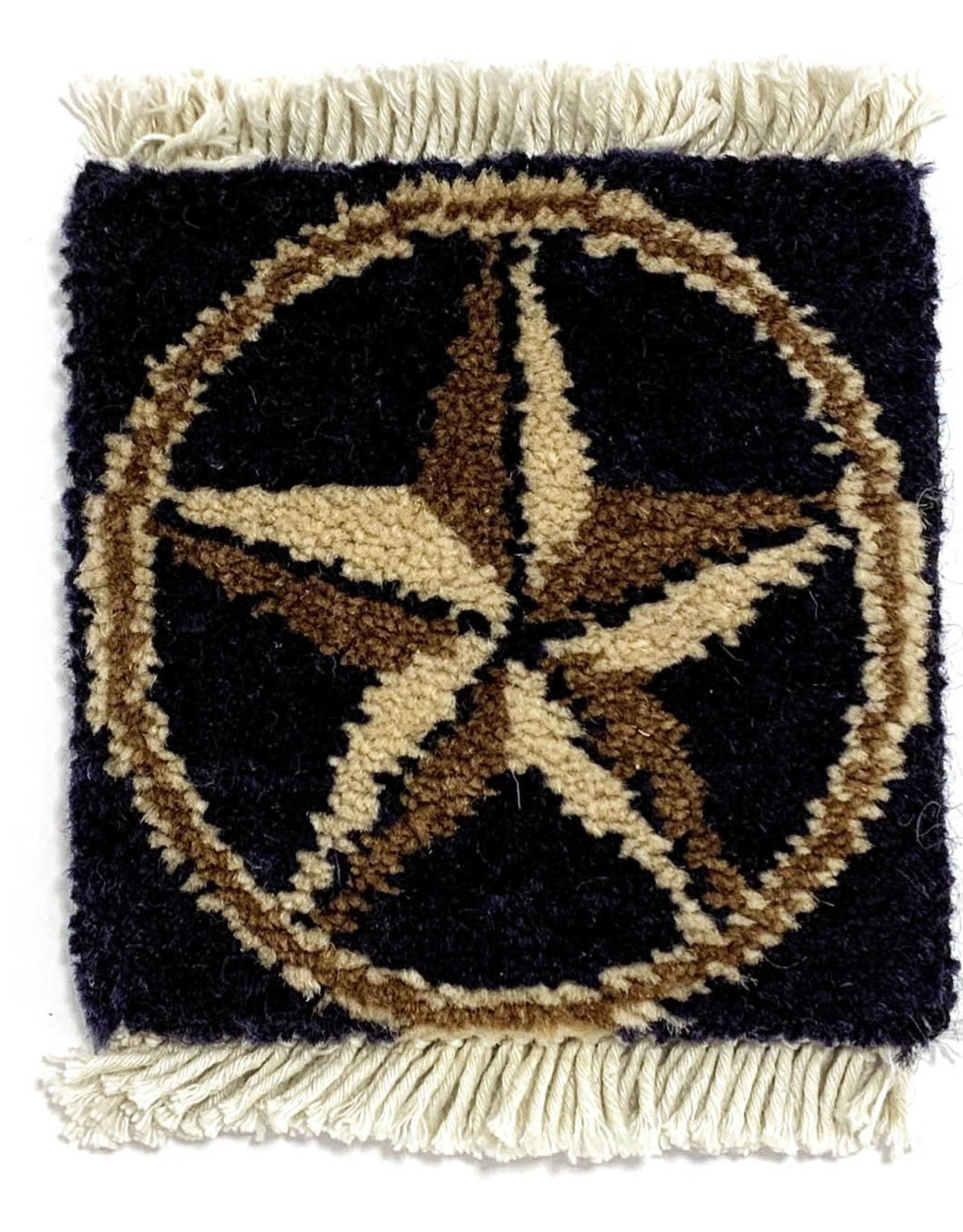 Bunyaad Pakistan Starlite Mug Rug Navy