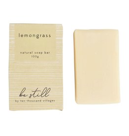 Ten Thousand Villages Be Still Lemongrass Soap