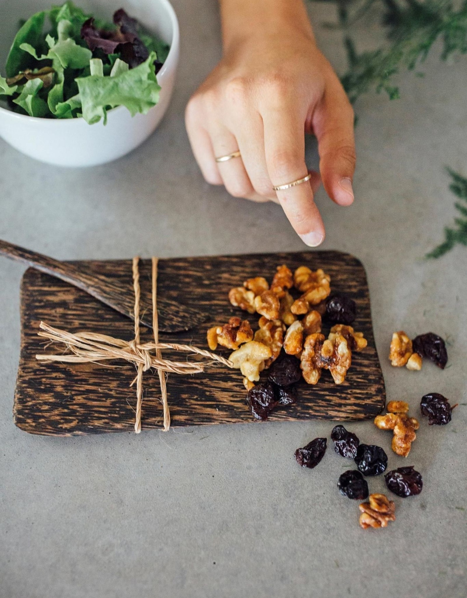 Ten Thousand Villages Palm Wood Serving Dish