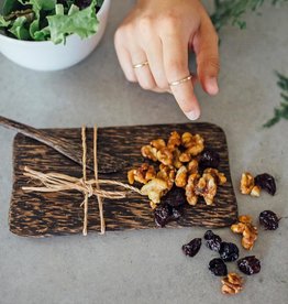 Ten Thousand Villages Palm Wood Serving Dish