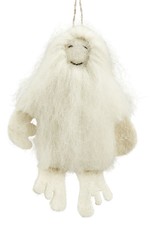 Ten Thousand Villages Snow Yeti Ornament