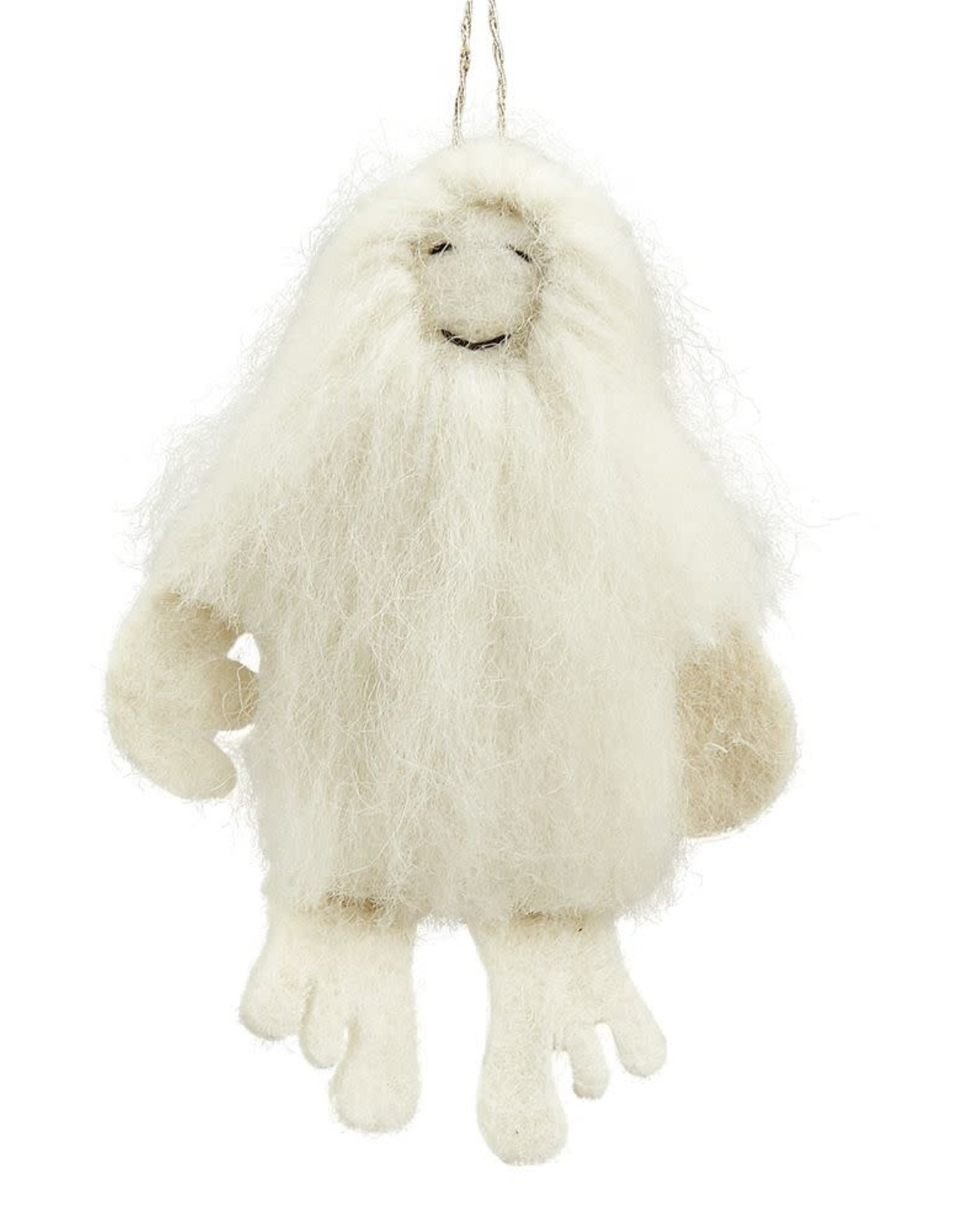 Grandpa Yeti Ornament Handcrafted in Nepal - Sunnyside Gifts