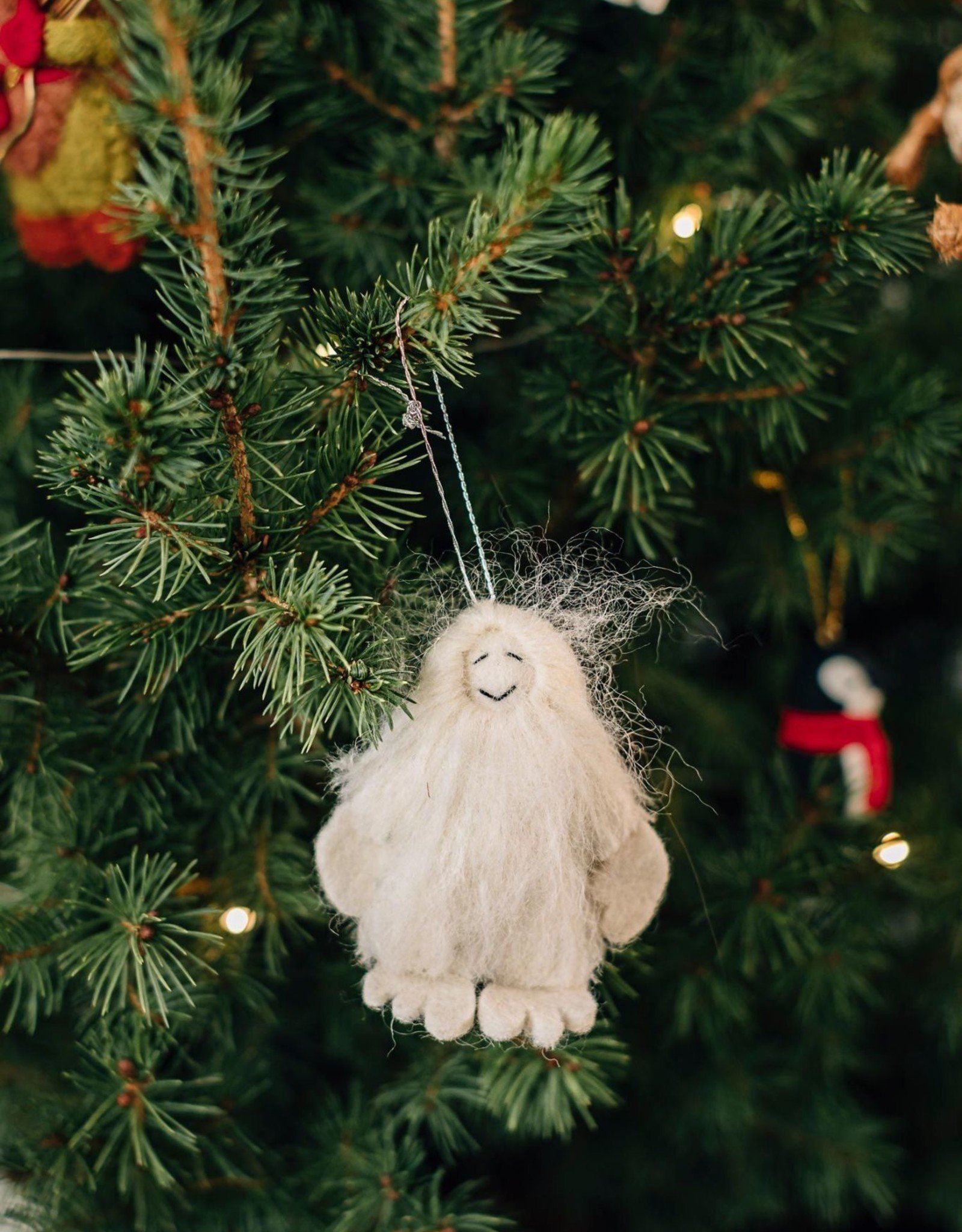 Christmas Yeti Ornament