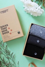 Conscious Step Socks that Save Dogs Box Set of 3