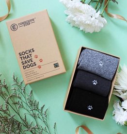 Conscious Step Socks that Save Dogs Box Set of 3