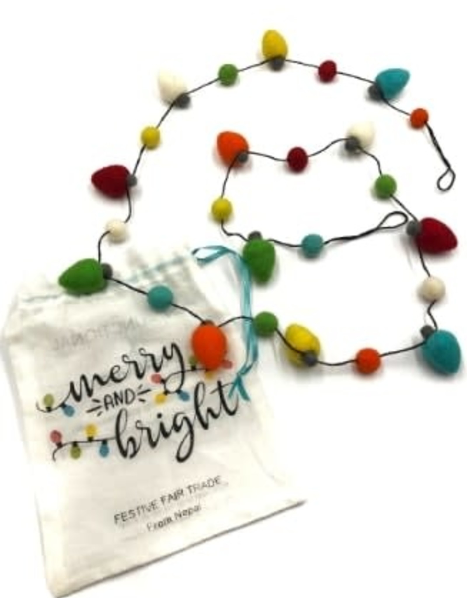 Ganesh Himal Felt Christmas Light Garland