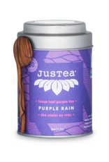 Justea Purple Rain Loose Leaf Tin & Spoon