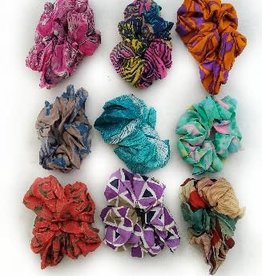 Ganesh Himal Recycled Silk Sari Scrunchie