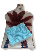 Dandarah Pottery Soap Holder - Adobe & Palm Tree