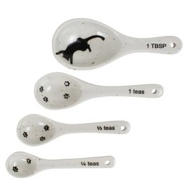 Ten Thousand Villages Kitty Prints Measuring Spoons