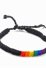Lucia's Imports Cotton Friendship Bracelet (Striped)
