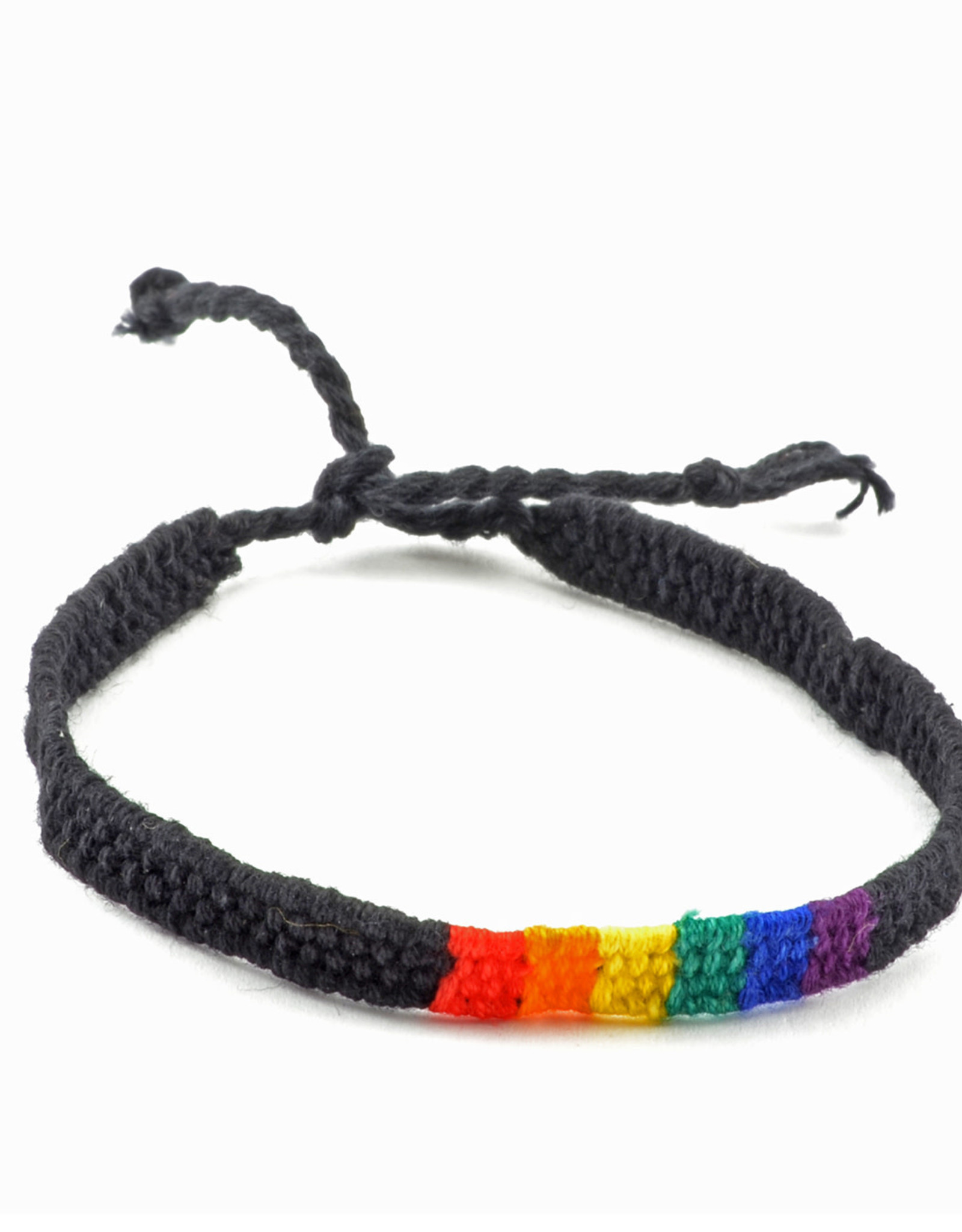 Lucia's Imports Cotton Friendship Bracelet (Striped)