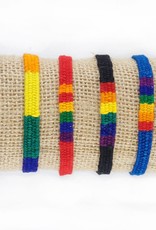 Lucia's Imports Cotton Friendship Bracelet (Striped)