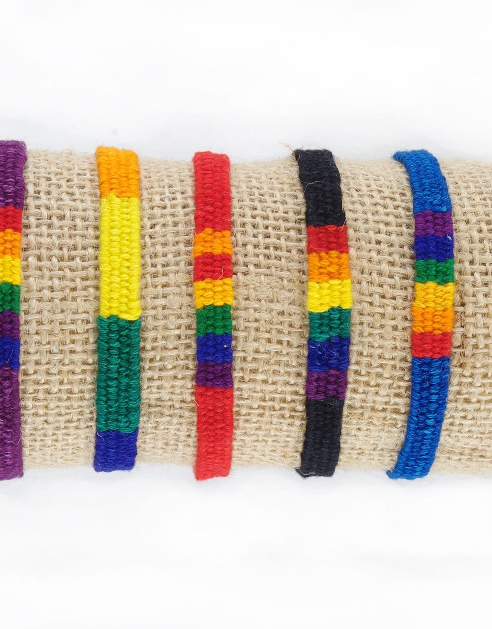 Lucia's Imports Cotton Friendship Bracelet (Striped)