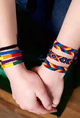 Lucia's Imports Cotton Friendship Bracelet (Striped)