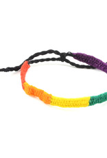 Lucia's Imports Cotton Friendship Bracelet (Striped)
