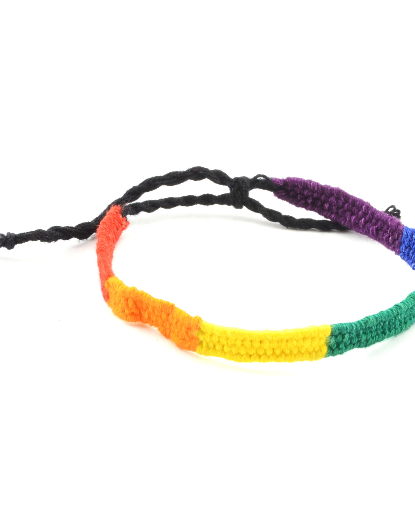 Lucia's Imports Cotton Friendship Bracelet (Striped)