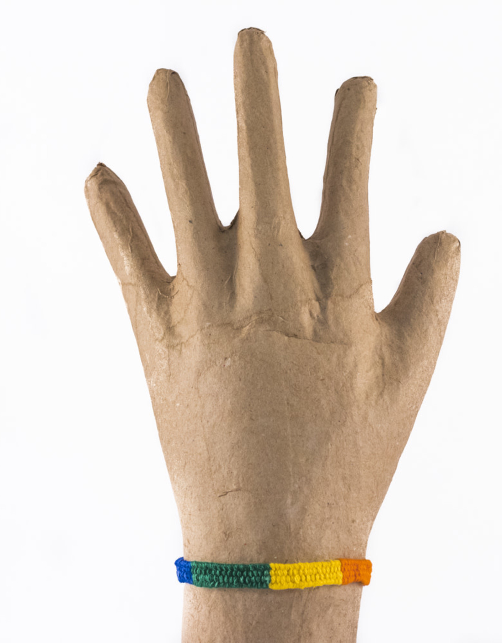 Lucia's Imports Cotton Friendship Bracelet (Striped)