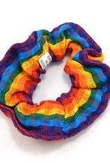 Lucia's Imports Scarf Scrunchies Rainbow