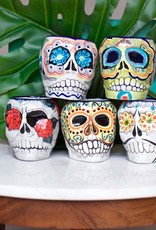 Lucia's Imports Sugar Skull Skeleton Mug