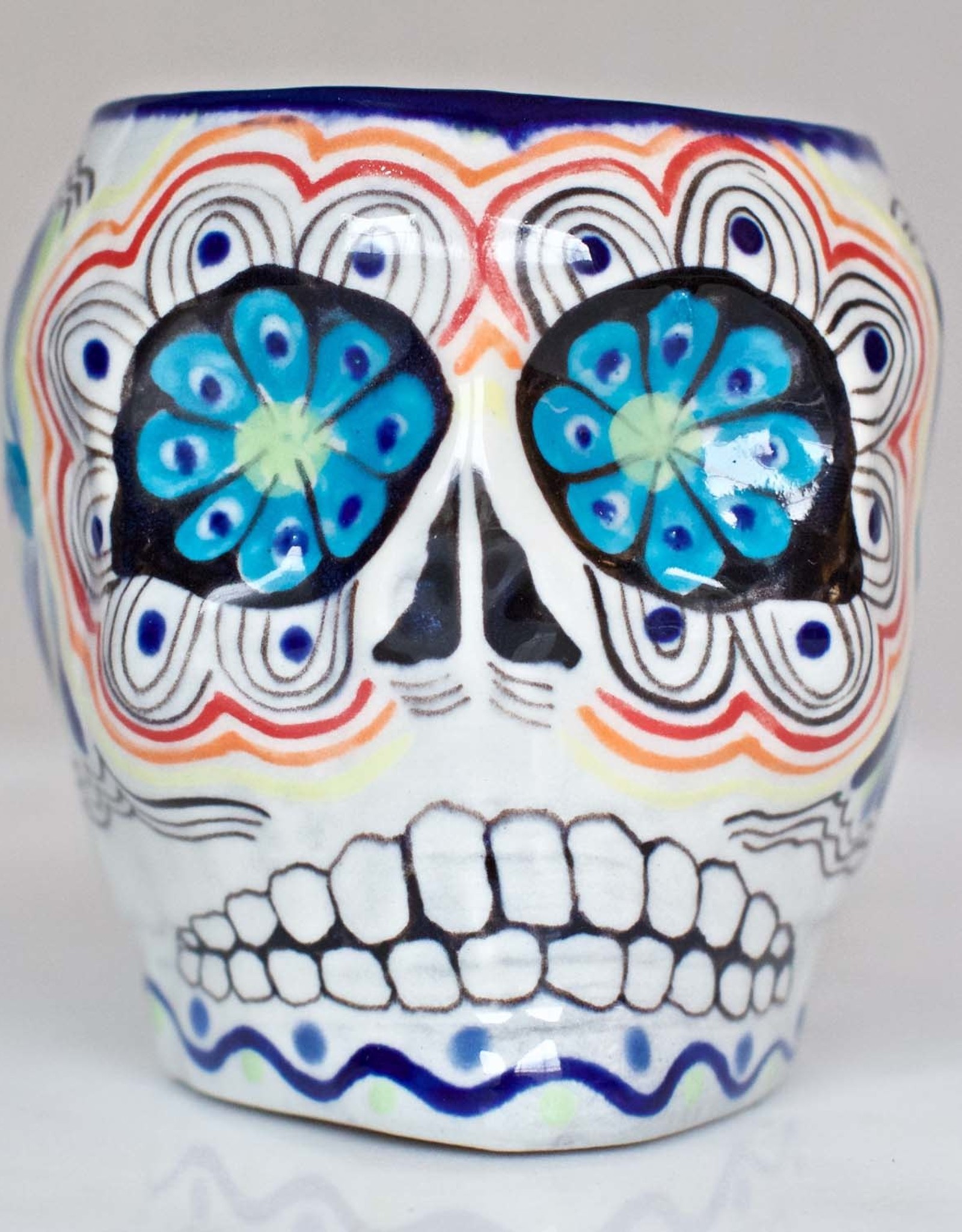 Lucia's Imports Sugar Skull Skeleton Mug