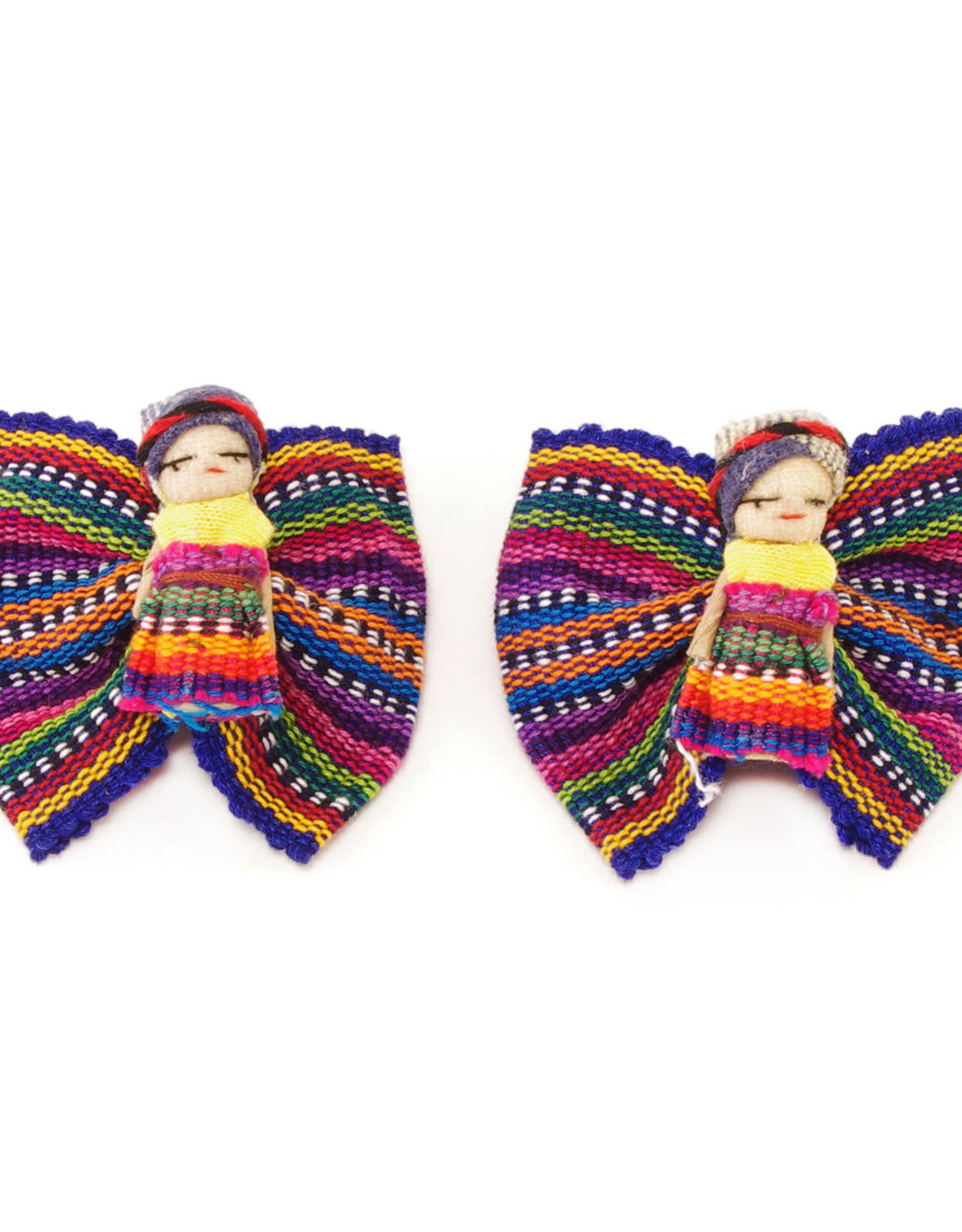 Lucia's Imports Worry Doll Barrette Set