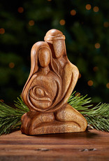 Serrv Acacia Carved Holy Family