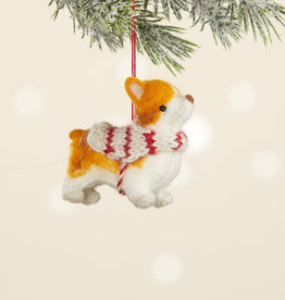 Serrv Corgi Ornament