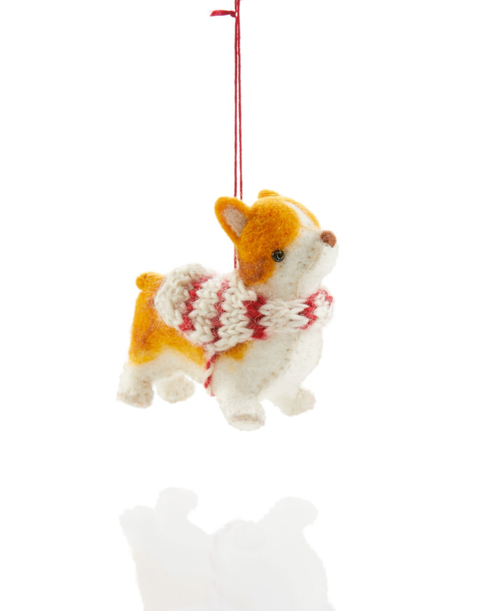 Serrv Corgi Ornament