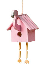 Serrv Pink Flamingo Birdhouse